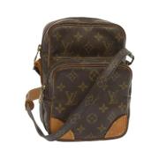 Pre-owned Canvas louis-vuitton-bags Louis Vuitton Vintage , Brown , Da...