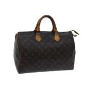 Pre-owned Canvas handbags Louis Vuitton Vintage , Brown , Dames