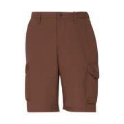 Technische Bruine Shorts met Zakken Jack Wolfskin , Brown , Heren