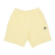 Gele Fleece Trainingsbroek Adidas , Yellow , Heren