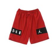 Sportieve Basketball Shorts met Zijopeningen Jordan , Red , Heren