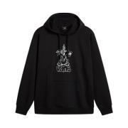 Crazy Eddie Loose Hoodies Vans , Black , Heren