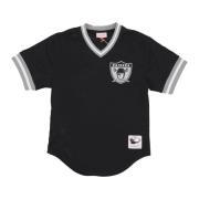 Vintage NFL Mesh V-Neck Jersey Mitchell & Ness , Black , Heren