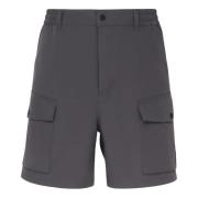 Cargo Style Grijze Shorts met Grote Zakken Carhartt Wip , Gray , Heren