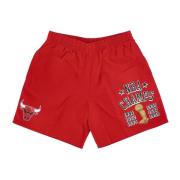 Chicago Bulls NBA Shorts Mitchell & Ness , Red , Heren