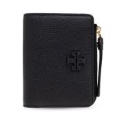 Zwarte Bi-Fold Portemonnee Tory Burch , Black , Dames