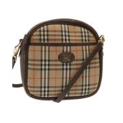 Pre-owned Cotton shoulder-bags Burberry Vintage , Beige , Dames