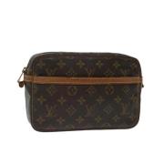 Pre-owned Canvas louis-vuitton-bags Louis Vuitton Vintage , Brown , Da...