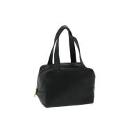 Pre-owned Leather handbags Loewe Pre-owned , Black , Dames