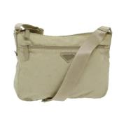 Pre-owned Nylon prada-bags Prada Vintage , Beige , Dames