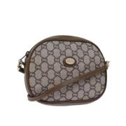 Pre-owned Leather gucci-bags Gucci Vintage , Beige , Dames