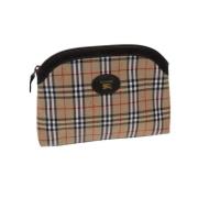 Pre-owned Cotton clutches Burberry Vintage , Beige , Dames