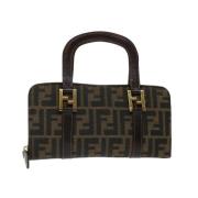 Pre-owned Canvas fendi-bags Fendi Vintage , Brown , Dames