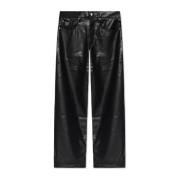 Vegan leren broek Misbhv , Black , Heren