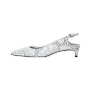 Pre-owned Satin heels Prada Vintage , White , Dames