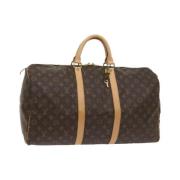 Pre-owned Canvas louis-vuitton-bags Louis Vuitton Vintage , Brown , Da...