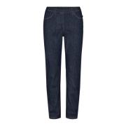 Reguliere Donkerblauwe Denim Broek LauRie , Blue , Dames