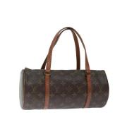 Pre-owned Canvas handbags Louis Vuitton Vintage , Brown , Dames