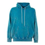 Hoodie Blauw Outlet Prijs Diesel , Blue , Heren