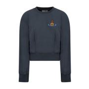 Donkergrijze Crewneck Sweatshirt Vivienne Westwood , Gray , Dames