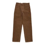 Velvet Werkbroek met Gereedschapszakken Carhartt Wip , Brown , Heren