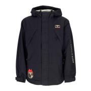 Heren Windbreaker Dru Jas Obey , Black , Heren