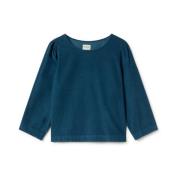 Wijde Mouw Corduroy Shirt Twothirds , Blue , Dames