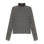 Top met lange mouwen Saint Laurent , Gray , Dames