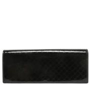 Pre-owned Leather clutches Gucci Vintage , Black , Dames