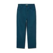 V-vormige Corduroy Broek Twothirds , Blue , Dames