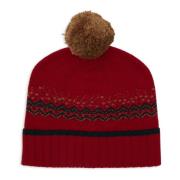 Kerst Muts met Rode Boord Gallo , Red , Unisex