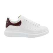 Witte Sneakers met Gestempeld Hagedis Patroon Alexander McQueen , Whit...