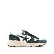 Groene Suède Ster Sneakers Golden Goose , Gray , Heren