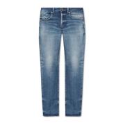 Tapered jeans Saint Laurent , Blue , Heren