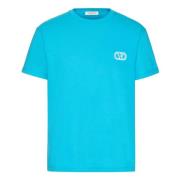 Clear Blue VLogo T-shirts en Polos Valentino Garavani , Blue , Heren