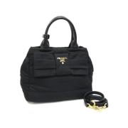 Pre-owned Fabric handbags Prada Vintage , Black , Dames