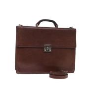 Pre-owned Leather handbags Salvatore Ferragamo Pre-owned , Brown , Dam...