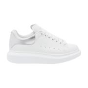 Witte Sneakers met Metalen Hiel Alexander McQueen , White , Dames