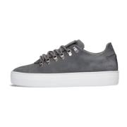 Grijze Lage Sneaker Jagger Classic Nubikk , Gray , Heren