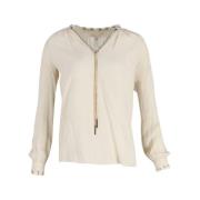 Pre-owned Polyester tops Michael Kors Pre-owned , White , Dames