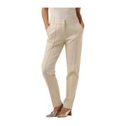 Flared Broek in Off-White Summum Woman , Beige , Dames