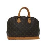 Pre-owned Canvas handbags Louis Vuitton Vintage , Brown , Dames