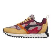 Suede and technical fabric sneakers Loop-W. W6Yz , Multicolor , Dames