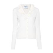 Bloemenapplicatie Wol Blouses Set Blugirl , White , Dames