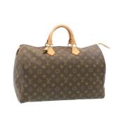 Pre-owned Canvas handbags Louis Vuitton Vintage , Brown , Dames