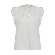 Elegante Simone Blouse Circle of Trust , White , Dames