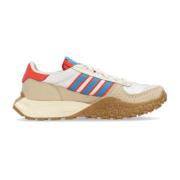 Kristal Witte Lage Sneaker Blauw/Rood Adidas , Multicolor , Heren