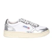 Witte/Zilveren Sneakers Damesschoenen Autry , Gray , Dames