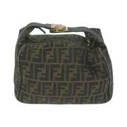 Pre-owned Canvas handbags Fendi Vintage , Black , Dames