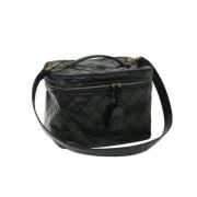 Pre-owned Leather home-office Chanel Vintage , Black , Dames